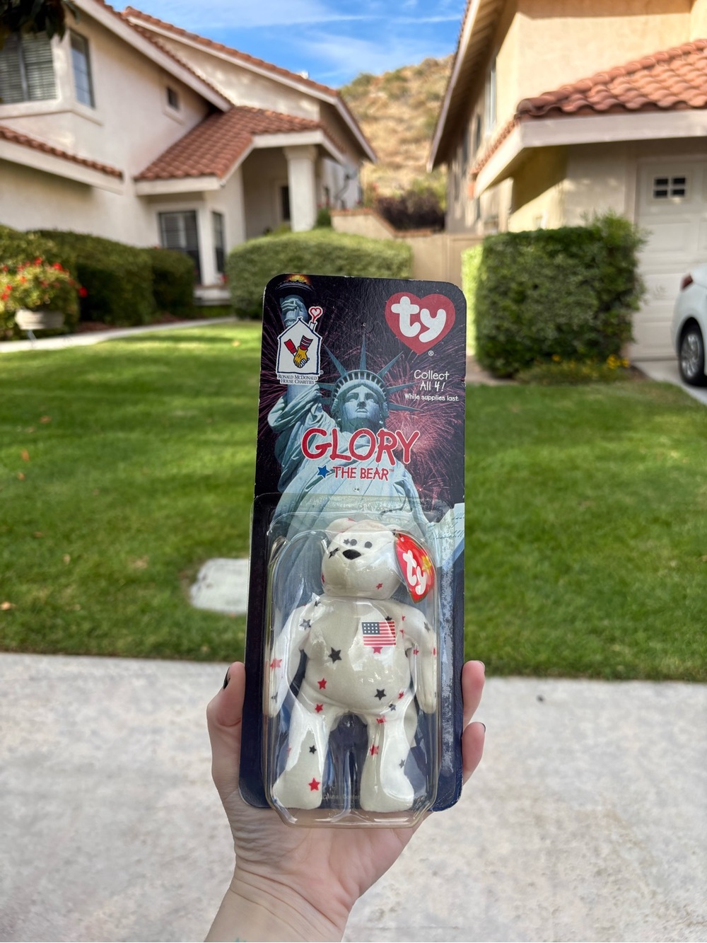 1999 McDonald's "Glory the Bear" Teenie Beanie Baby